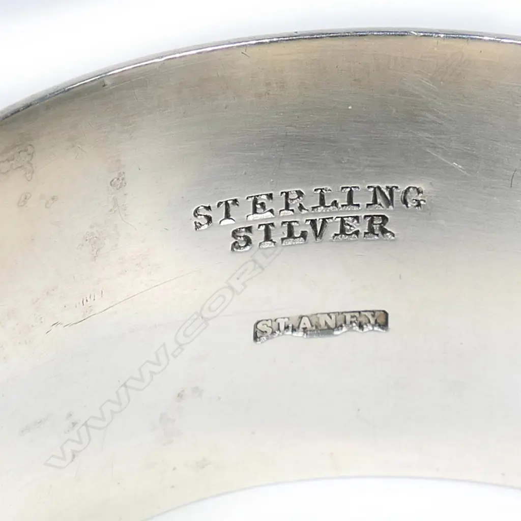 Walter Slaney (Auckland) pair of silver napkin rings, Image 1++